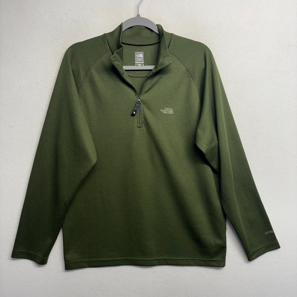 The North Face Green Quarter-Zip‎ Pullover